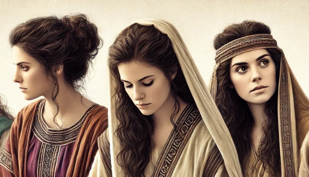 Ilustrasi Rachel, Miryam, Abigail
